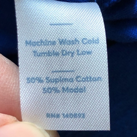 Marine Layer Long Sleeve T-Shirt Blue Size Large - Picture 5 of 7